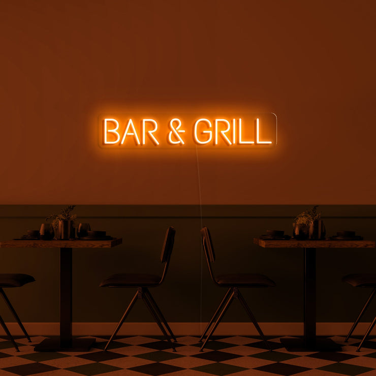 Bar & Grill' Néon LED
