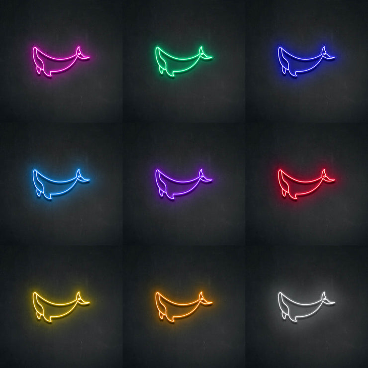 Whale' Néon LED