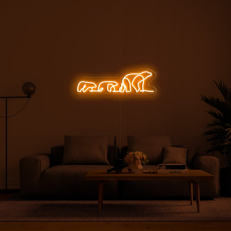 Polar Bears' Néon LED