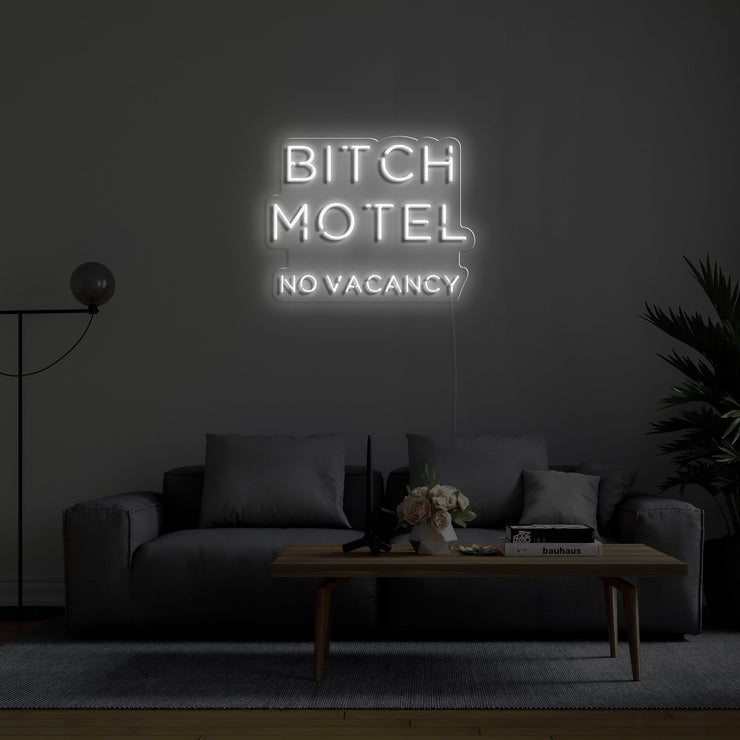 Bitch Motel' Néon LED