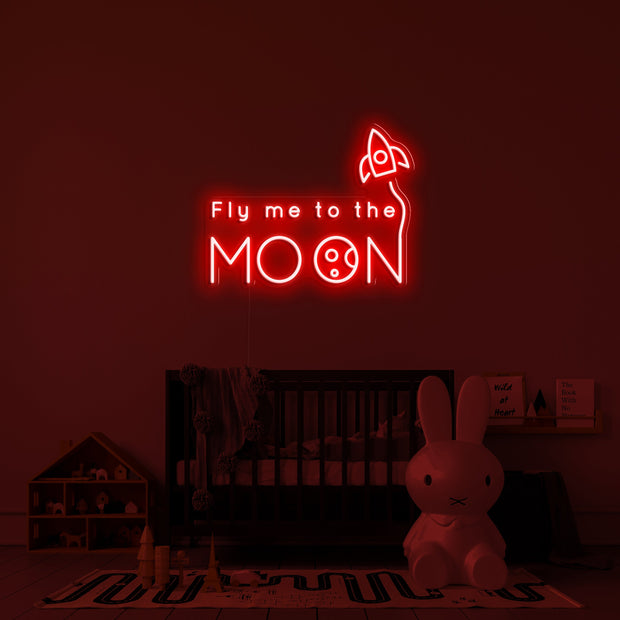 Fly me to the moon' Néon LED