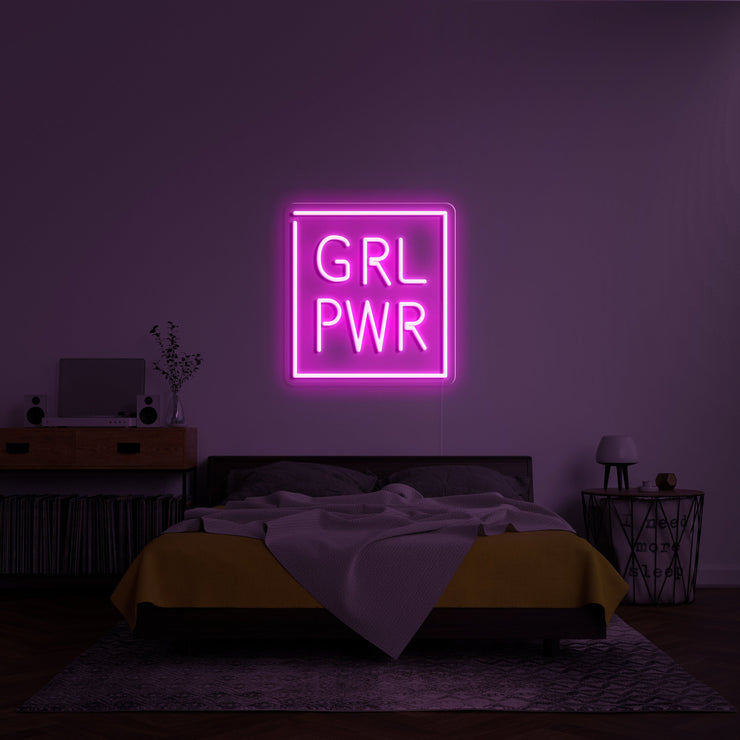 GRL PWR' Néon LED