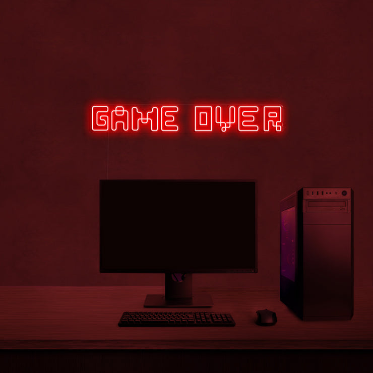 Game over' Néon LED