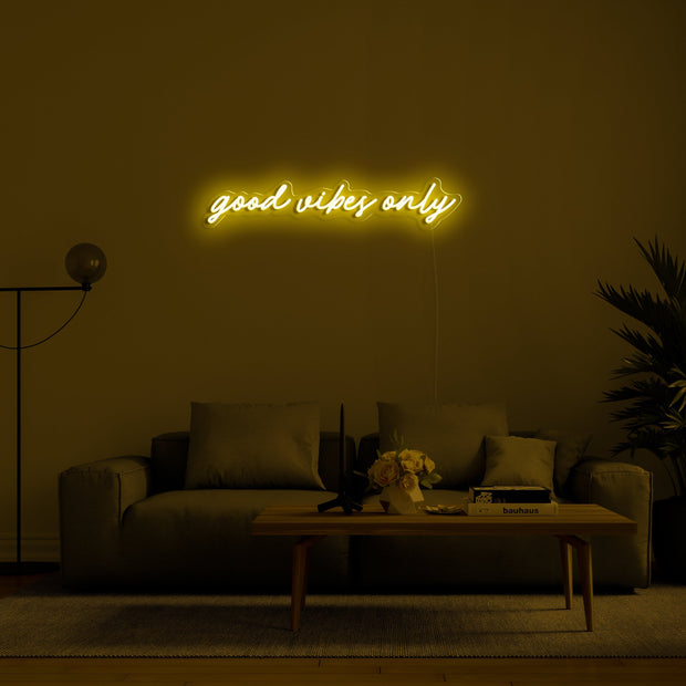 Good Vibes Only' Néon LED