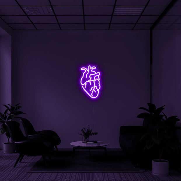 Human Heart' Néon LED