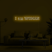 I am WOMAN' Néon LED