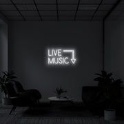 Live Music' Néon LED