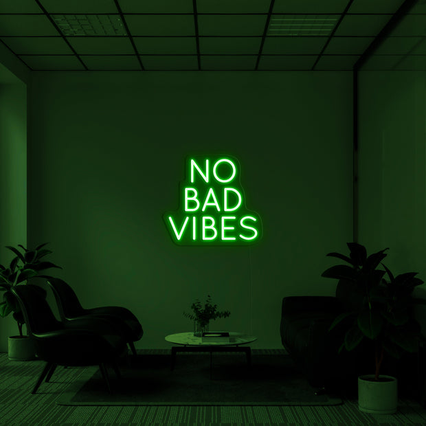 No Bad Vibes' Néon LED