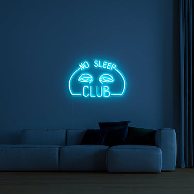 No Sleep Club' Néon LED