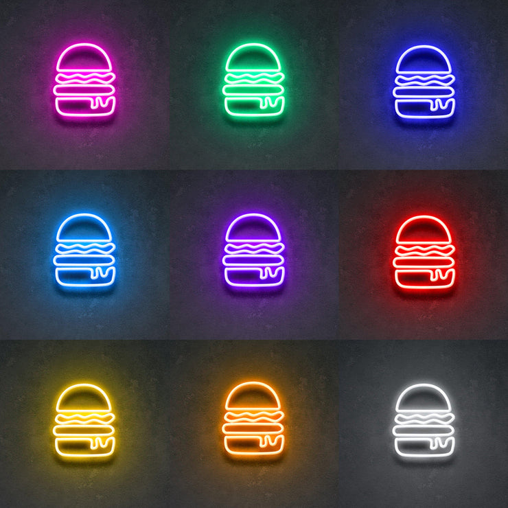 Burger' Néon LED