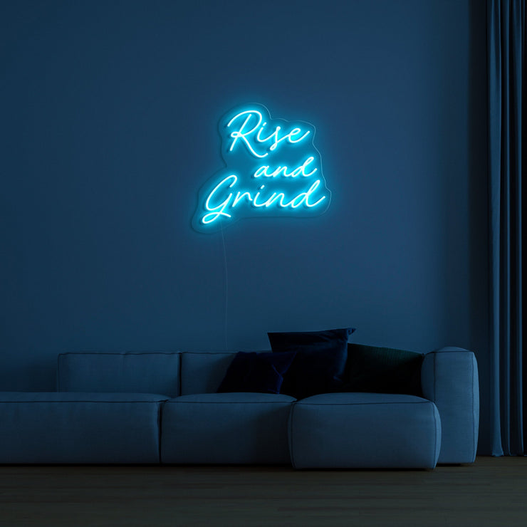 Rise And Grind' Néon LED