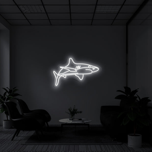 White Tip Shark' Néon LED