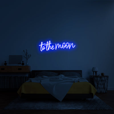 To the moon' Néon LED