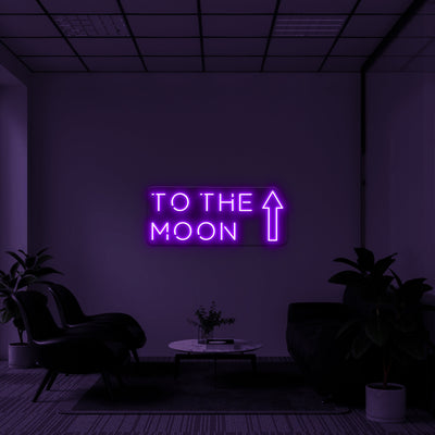 "To the moon" Néon LED