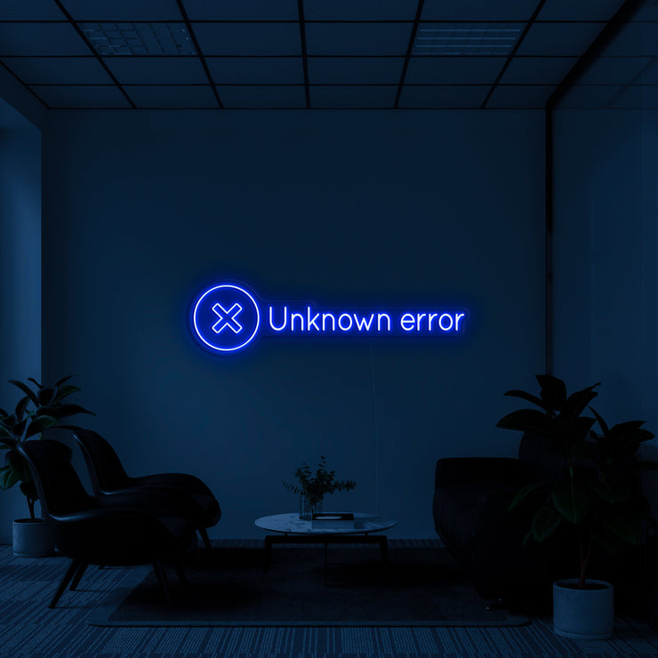 Unknown Error' Néon LED