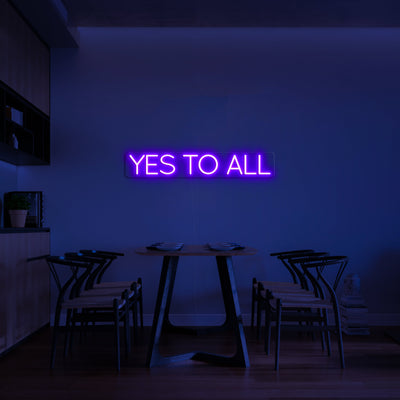 Yes to all' Néon LED