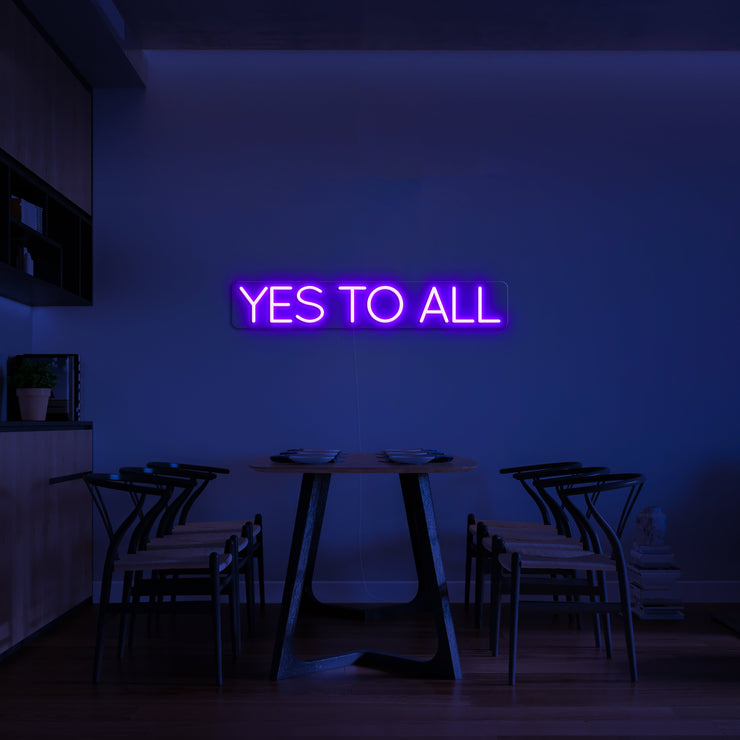 Yes to all' Néon LED